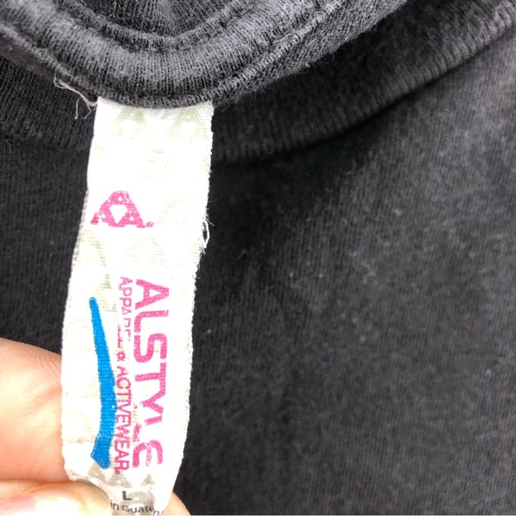 Alstyle Harley Tshirt Hotrods Womens Large Embellished Black Shirt - Picture 4 of 9